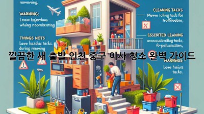 ✨ 깔끔한 새 출발! 인천 중구 이사 청소 완벽 가이드 🏡